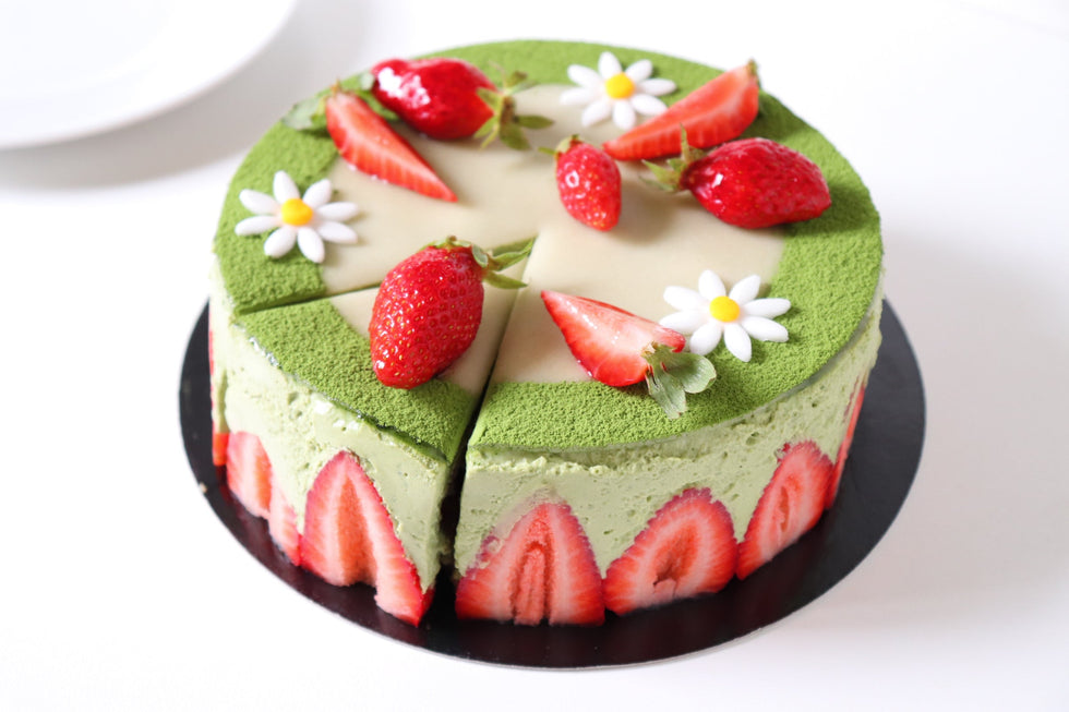 Le fraisier revisité au matcha : découvrez la recette !
