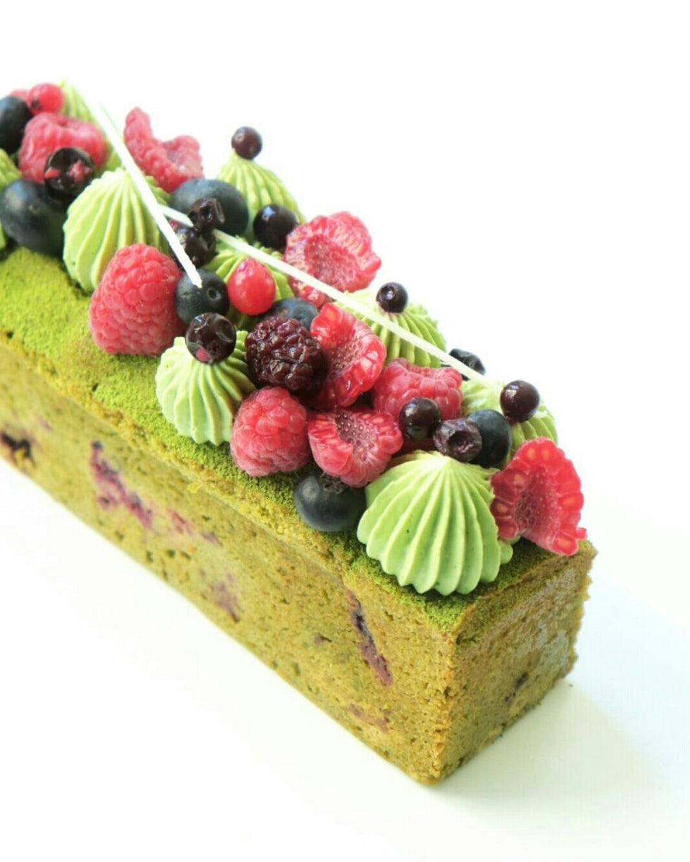 Quatre-quarts au thé matcha bio